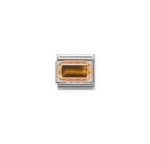 Composable Classic BAGUETTE STONE WITH RICH SETTING Tiger Eye 430512-41