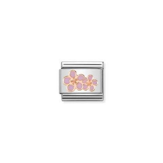 Nomination Link Rosékleurig - 430202-03 - Classic SYMBOLS - Peach Flowers Nomination Link Rosékleurig - 430202-03 - Classic SYMBOLS - Peach Flowers