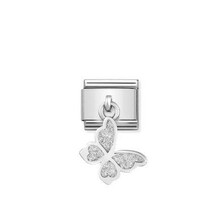 Nomination Link - 331805-03 - Classic CHARMS - Glitter Butterfly