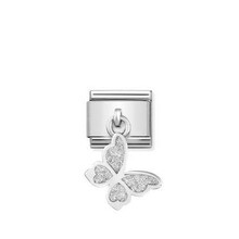 Nomination Link - 331805-03 - Classic CHARMS - Glitter Butterfly