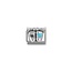 Nomination NOMINATION COMPOSABLE CLASSIC SYMBOL LIGHT BLUE ROUNDED FEET 330204/30