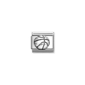 Nomination  Link - 330101-70 - Classic OXIDIZED SYMBOLS - Basket Ball