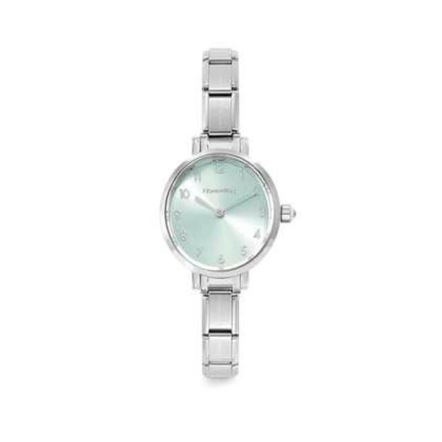 Nomination PARIS watch with steel strap OVAL with cz 076038-032 Green Water Nomination PARIS watch with steel strap OVAL with cz 076038-032 Green Water