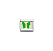 Nomination Link - 030285-61 - Classic SYMBOLS - Green Butterfly