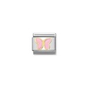 Nomination Link - 030285-59 - Classic SYMBOLS - Pink Butterfly