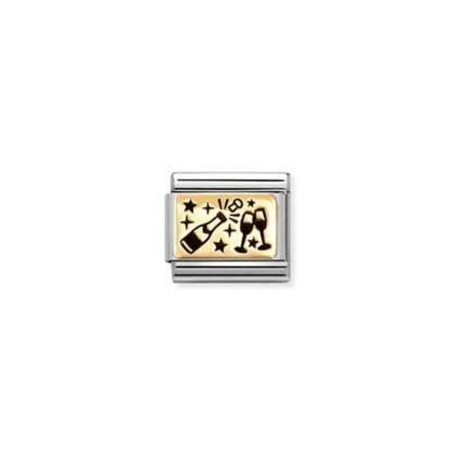 NOMINATION COMPOSABLE CLASSIC PLATES (IC) CHEERS 030166/61