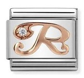 Nomination Link Rosékleurig - 430310-18 - Classic LETTERS - R