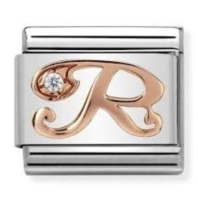 Nomination Link Rosékleurig - 430310-18 - Classic LETTERS - R