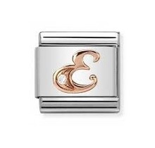 Nomination Link Rosékleurig - 430310-05 - Classic LETTERS - E