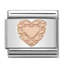 Nomination Link Rosékleurig - 430104-19 - Classic SYMBOLS - Diamond Heart