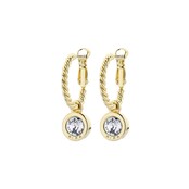 Goudkleurige Simply Chic Crystal Creolen  83068