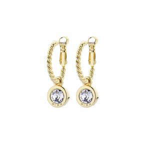 Goudkleurige Simply Chic Crystal Creolen  83068