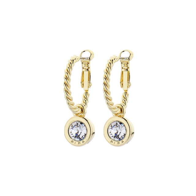 Goudkleurige Simply Chic Crystal Creolen  83068