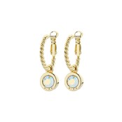 Goudkleurige Simply Chic Crystal AB Creolen  83068