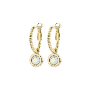 Goudkleurige Simply Chic Crystal AB Creolen  83068