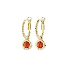 Goudkleurige Simply Chic Hyacinth Creolen  83068