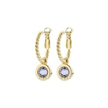 Goudkleurige Simply Chic Lavender Creolen  83068