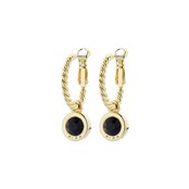 Goudkleurige Simply Chic Jet Creolen  83068 Goudkleurige Simply Chic Jet Creolen  83068