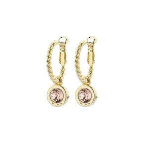 Goudkleurige Simply Chic Peach Creolen  83068