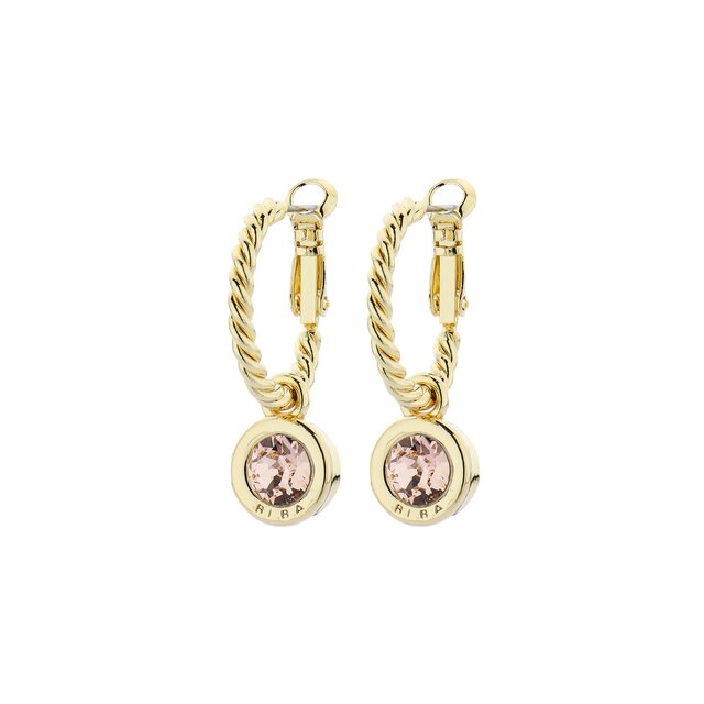 Goudkleurige Simply Chic Peach Creolen  83068 Goudkleurige Simply Chic Peach Creolen  83068