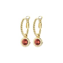 Goudkleurige Simply Chic Padparadascha Creolen  83068