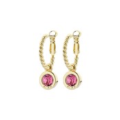 Goudkleurige Simply Chic Rose Creolen  83068 Goudkleurige Simply Chic Rose Creolen  83068