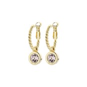 Goudkleurige Simply Chic Silk Creolen  83068 Goudkleurige Simply Chic Silk Creolen  83068