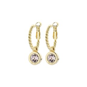 Goudkleurige Simply Chic Silk Creolen  83068