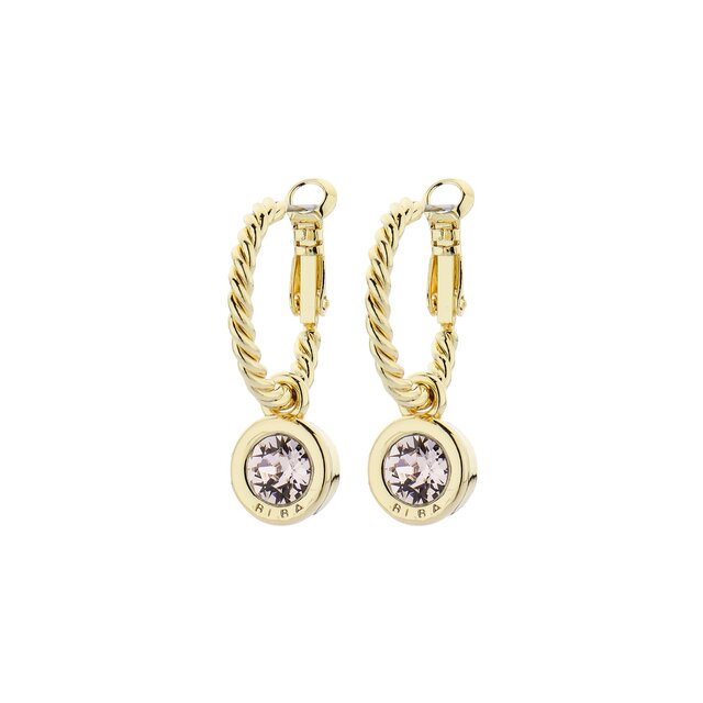 Goudkleurige Simply Chic Silk Creolen  83068 Goudkleurige Simply Chic Silk Creolen  83068