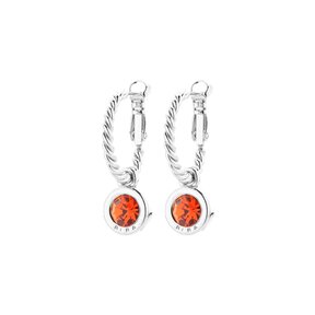 Zilverkleurige Simply Chic Creolen Hyacinth 83069