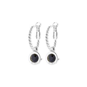 Zilverkleurige Simply Chic Creolen Jet 83069