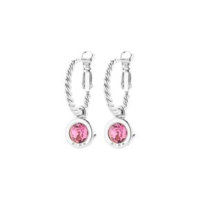 Zilverkleurige Simply Chic Creolen Rose 83069