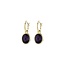 Biba City Fashion Hoops Purple Velvet 82925