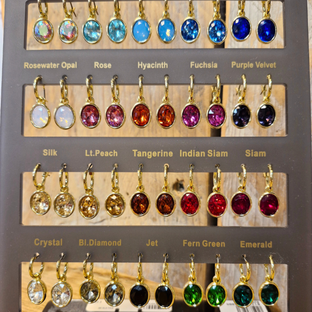 City Fashion Hoops Lt. Turquoise 82925