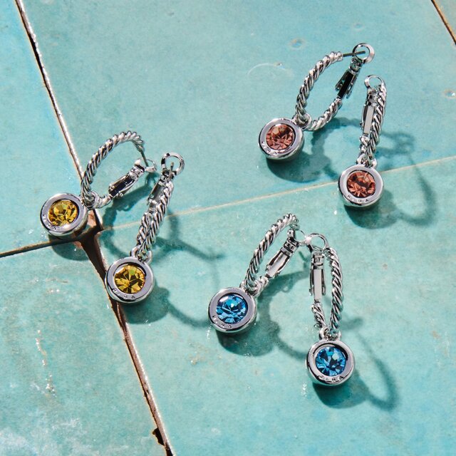 Zilverkleurige Simply Chic Creolen Jet 83069