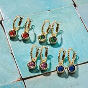 Goudkleurige Simply Chic Lt. Siam Creolen  83068 Goudkleurige Simply Chic Lt. Siam Creolen  83068