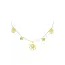 NoNa by Goodies Charm Necklace Flowerlicious Goudkleurig