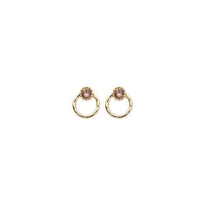 Basis Oorbellen Light Smoke Topaz 82340