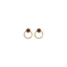 Basis Oorbellen Smoked Topaz 82340