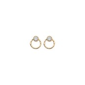 Basis Oorbellen White Opal 82340 Basis Oorbellen White Opal 82340