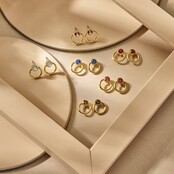 Basis Oorbellen Sapphire 82340