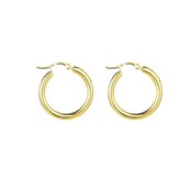 Go Dutch Label 20x3 mm HoopOorbellen E1307-20-2 Go Dutch Label 20x3 mm HoopOorbellen E1307-20-2