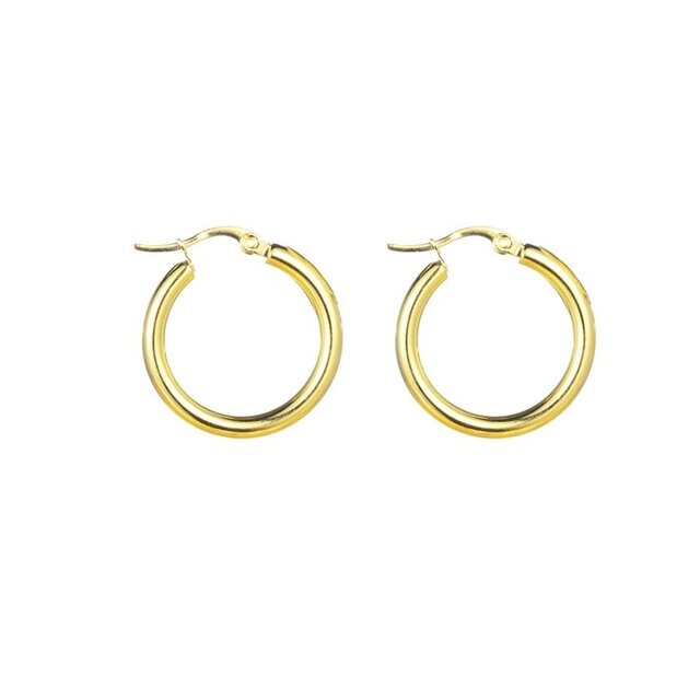 Go Dutch Label 20x3 mm HoopOorbellen E1307-20-2 Go Dutch Label 20x3 mm HoopOorbellen E1307-20-2