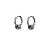 Go Dutch Label 4Rings Hoop Oorbellen E0884-1 Go Dutch Label 4Rings Hoop Oorbellen E0884-1