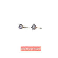 Round Crystal 4mm Oorbellen E8205-4-2