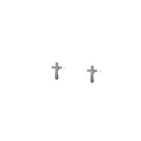 Cross Oorbellen Zilver E8815-1
