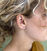 Go Dutch Label Triangle Balls Oorbellen E9894-1