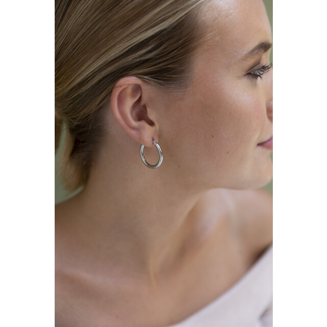 Go Dutch Label 20x3mm Hoop Oorbellen E1307-20-1