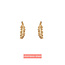 Day & Eve by Go Dutch Label E3343-2 Feather Stud - 14K