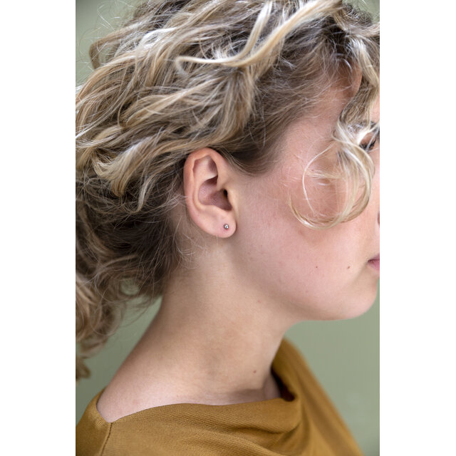 Go Dutch Label Dot 3mm OorbellenE7184-3-1 Go Dutch Label Dot 3mm OorbellenE7184-3-1